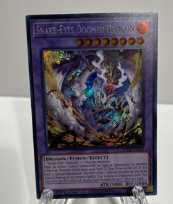 {LP} Snake-Eyes Doomed Dragon | SUDA-EN035 {Secret Rare} | 1st Edition - Image 1