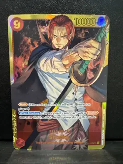 Shanks OP01-120 SEC Romance Dawn One Piece NM - Image 1