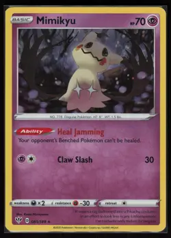 Mimikyu - (Cosmos Holo) Promo Miscellaneous Cards & Products 081/189 NM - Image 1