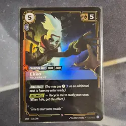 Riftbound Ekko Card Origins OGN 110/298 League Of Legends English - Image 1
