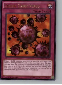Crush Card Virus (DPBC-EN020, Rare) Duelist Pack: Battle City - Image 1