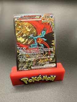 Roaring Moon ex Prismatic Evolutions 162/131 SIR NM Pokemon Card T1 - Image 1