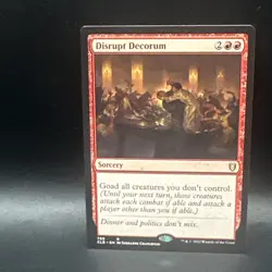 MTG Disrupt Decorum Commander 2017 - Image 1