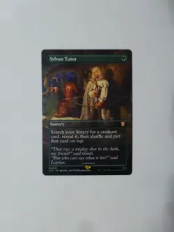 MtG Lord of the Rings Sylvan Tutor NM BORDERLES $0.75 Flat Shipping VCT124107 - Image 1