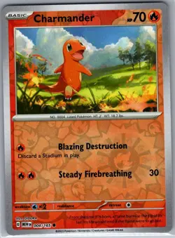 Charmander - 004/165 Reverse Holo SV: Scarlet & Violet 151 - Pokemon Card - NM - Image 1