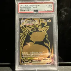 PSA 9 Pikachu Vmax Full Art Lost Origin Tg29/tg30 Pokemon Trainer Gallery - Image 1