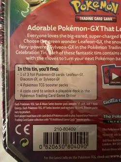 Sealed - Leafeon TIN GX Fall Celebration Pokemon TCG New in Box - Image 4