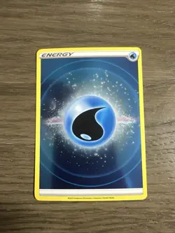 Pokemon TCG Water Energy (Texture Full Art) Crown Zenith 154/159 Holo Ultra Rare - Image 1