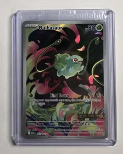 NM-Mint Bulbasaur (Mega Evolution Stamped) - 133/132 - Illustration Rare Pokemon - Image 1