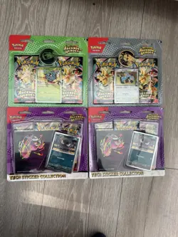 Pokemon Ascended Heroes Tech Sticker Collection Lot x4 - Image 1