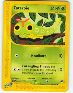 Caterpie - 96/165 Expedition Base Set - Pokemon TCG - 2002 - Image 1