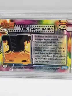 PSA 9 The Fight Rages 35 Pokemon Topps Mewtwo Strikes Back 1999 Charizard - Image 4