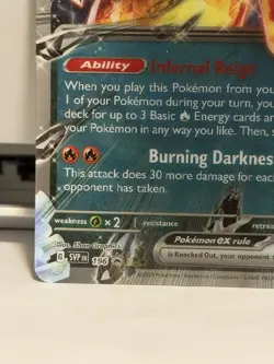 Charizard ex 161 Scarlet & Violet Promo Holo Pokemon TCG Stage 2 Flame EX 330 HP - Image 2