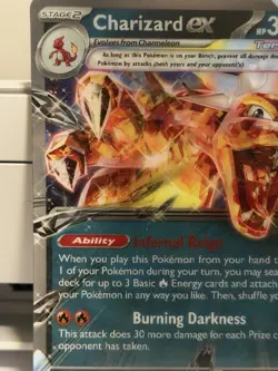 Charizard ex 161 Scarlet & Violet Promo Holo Pokemon TCG Stage 2 Flame EX 330 HP - Image 5