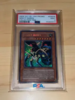 2004 PSA 9 Insect Queen Collectible Tin GEM MINT Yugioh - Image 1