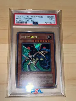 2004 PSA 9 Insect Queen Collectible Tin GEM MINT Yugioh - Image 2