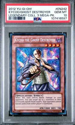 2012 Yu-Gi-Oh! Legendary Collection Mega Pack Kycoo The Ghost Destroyer PSA 10 - Image 1
