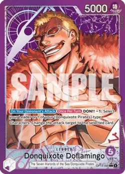 [ALTERNATE ART] Donquixhote Doflamingo (OP14-060) L - One Piece The Azure Sea's - Image 1