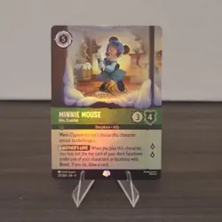 Disney Lorcana TCG Minnie Mouse-Mrs. Cratchit 213 Winterspell Epic Foil NM - Image 1