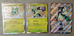 Pokemon Sprigatito 076, Floragato 077, & Meowscarada Ex 078 SV Promo Card Set - Image 1