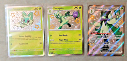 Pokemon Sprigatito 076, Floragato 077, & Meowscarada Ex 078 SV Promo Card Set - Image 2