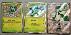 Pokemon Sprigatito 076, Floragato 077, & Meowscarada Ex 078 SV Promo Card Set - Image 3