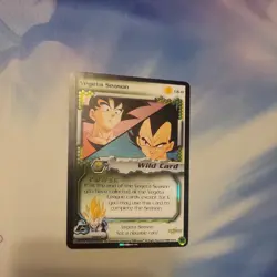 DBZ CCG Score a Copy of Promo Vegeta Season (Wild Card) Foil! - Image 1