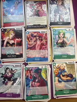 One Piece Heroines Edition 100 Card Common Lot. English Dupes - Image 1