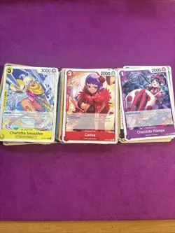 One Piece Heroines Edition 100 Card Common Lot. English Dupes - Image 2