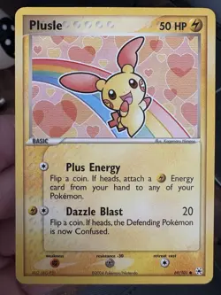 Pokemon TCG Plusle Hidden Legends 69/101 Regular Card - Image 1