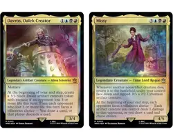 Magic: The Gathering Doctor Who Commander Deck Masters of Evil 100-Card Set - Image 2