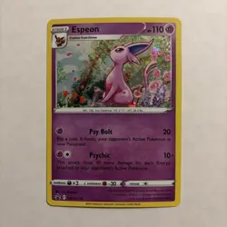 Espeon SWSH174 Black Star Promo Holo Card M/Nm Condition - Image 1