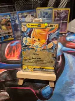 Pokemon Cards Pawmot ex 073/197 Obsidian Flames Double Rare NM - Image 1