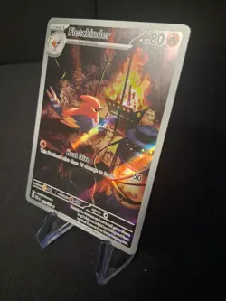 Pokemon TCG Fletchinder 199/193 SV02 Paldea Evolved Illustration Holo Card - Image 2