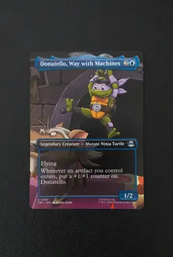 Donatello Way With Machines mtg Showcase 0197 Magic: The Gathering TMNT - Image 1