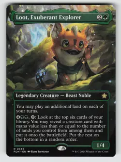Loot, Exuberant Explorer (Borderless) *Non-Foil* FDN 336 NM - Image 1