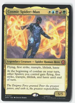 Cosmic Spider-Man Normal M Marvel's Spider-Man 127 NM - Image 1