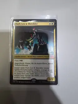 Dark Leo & Shredder Mtg Magic The Gathering Turtles Tnmt Mint German - Image 1