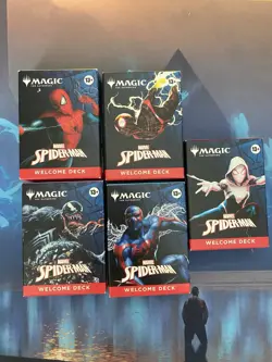 Magic: The Gathering Marvel Spider-Man Welcome Decks Set of 5 Starter Exclusive - Image 1