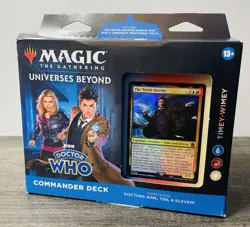 Magic The Gathering Doctor Who Timey-Wimey Commander Deck, New/Sealed - Image 1