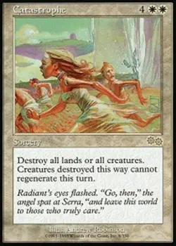 1x Catastrophe Heavy Play MTG Magic - Kid Icarus - - Image 1