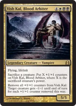 1x Vish Kal, Blood Arbiter Heavy Play MTG Magic - Kid Icarus - - Image 1
