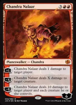 1x Chandra Nalaar - Foil Moderate Play MTG Magic - Kid Icarus - - Image 1