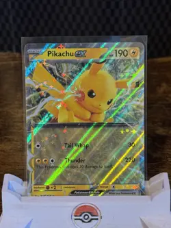 Pokemon TCG Pikachu ex 028/131 Double Rare – Prismatic Evolutions – NM - Image 2