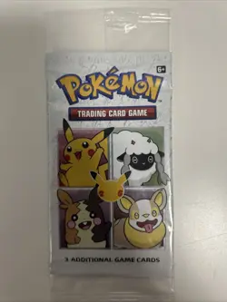 SEALED 25th Anniversary General Mills Pokemon Cereal 3 Card Booster Pack - Image 1