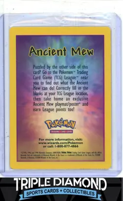 Pokemon The Movie 2000 Ancient Mew Promo Sealed BNB292 - Image 1