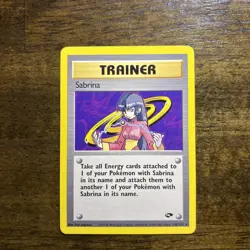 Sabrina 110/132 Gym Challenge Non-Holo Rare Pokemon TCG NM CLEAN - Image 2