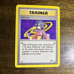 Sabrina 110/132 Gym Challenge Non-Holo Rare Pokemon TCG NM CLEAN - Image 3