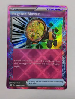 Megaton Blower 182/191 Sv08: Surging Sparks Holo Ace SPEC Rare Pokemon TCG NM - Image 1