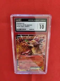 Pokemon: Charizard EX 20th Anniversary Starter Japanese #010 - CGC 10 Gem Mint - Image 5
